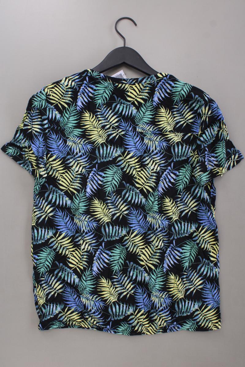 Tom Tailor Kurzarmbluse Gr. 40 mehrfarbig