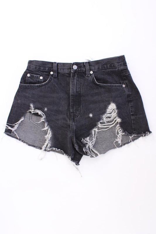 Pull&Bear Jeansshorts Gr. 40 grau