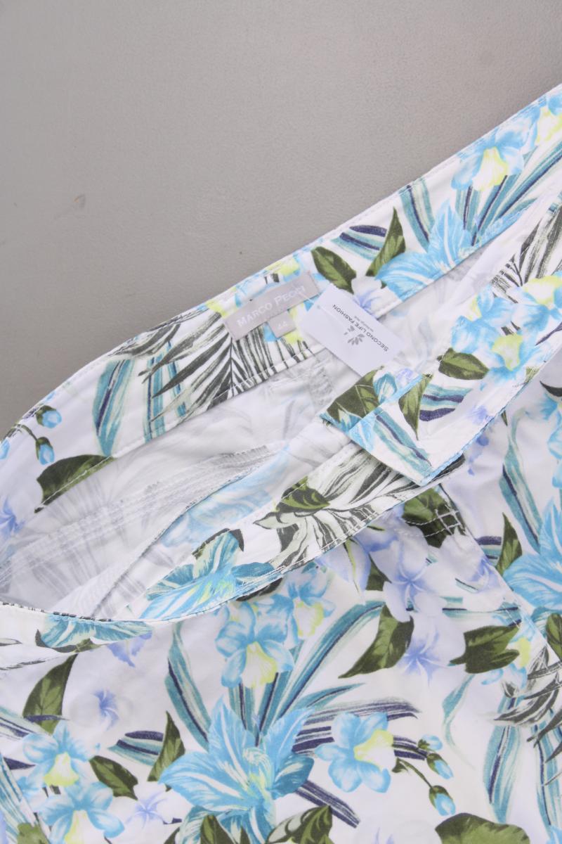 Marco Pecci Rock Gr. 44 mit Blumenmuster türkis aus Baumwolle