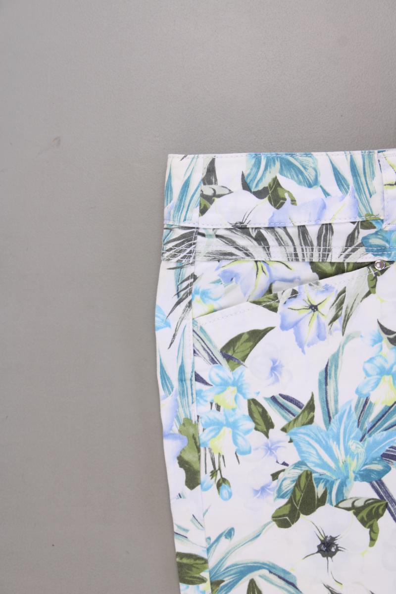 Marco Pecci Rock Gr. 44 mit Blumenmuster türkis aus Baumwolle