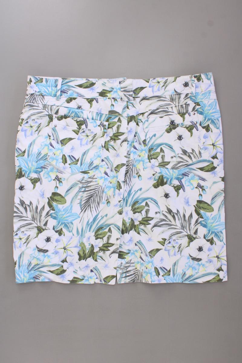 Marco Pecci Rock Gr. 44 mit Blumenmuster türkis aus Baumwolle