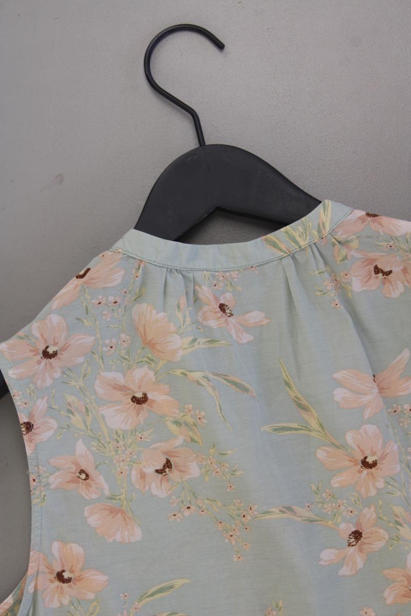 Only Ärmellose Bluse Gr. 36 mit Blumenmuster grün