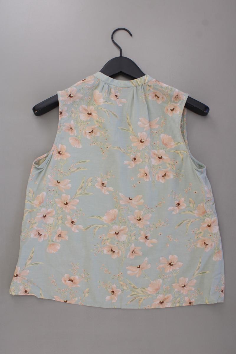Only Ärmellose Bluse Gr. 36 mit Blumenmuster grün