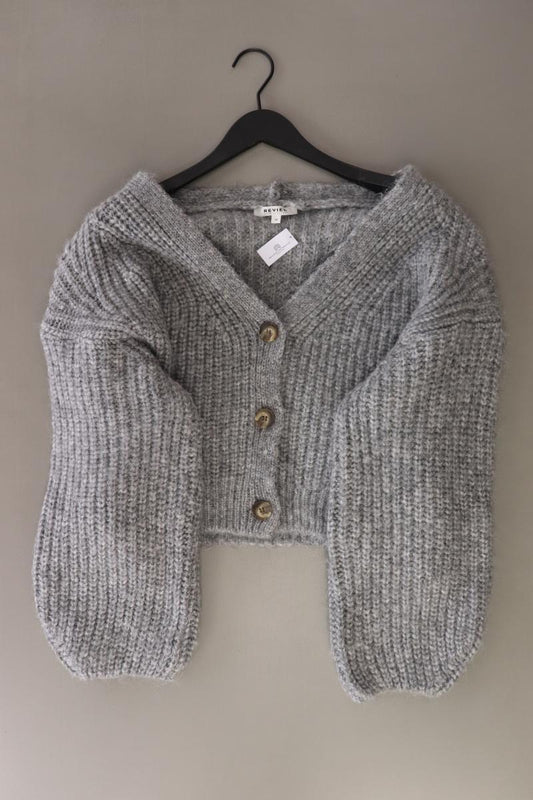 Review Strickjacke Gr. M Langarm grau