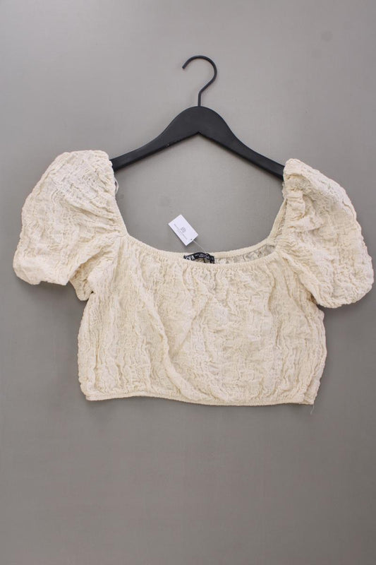 Zara Crop Top Gr. L creme