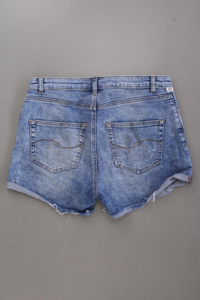 QS by s.Oliver Jeansshorts Gr. 40 blau aus Baumwolle