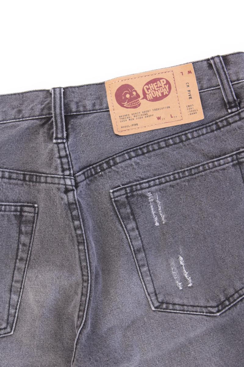 Cheap Monday Jeansshorts für Herren Gr. W33 neuwertig grau aus Baumwolle
