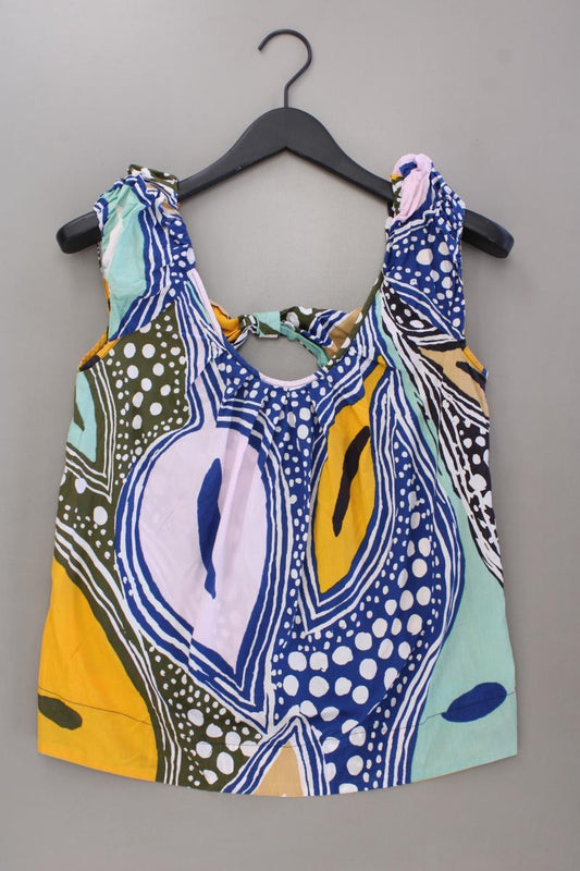 Diane von Furstenberg Ärmellose Bluse Gr. US 8 (M) mehrfarbig aus Baumwolle