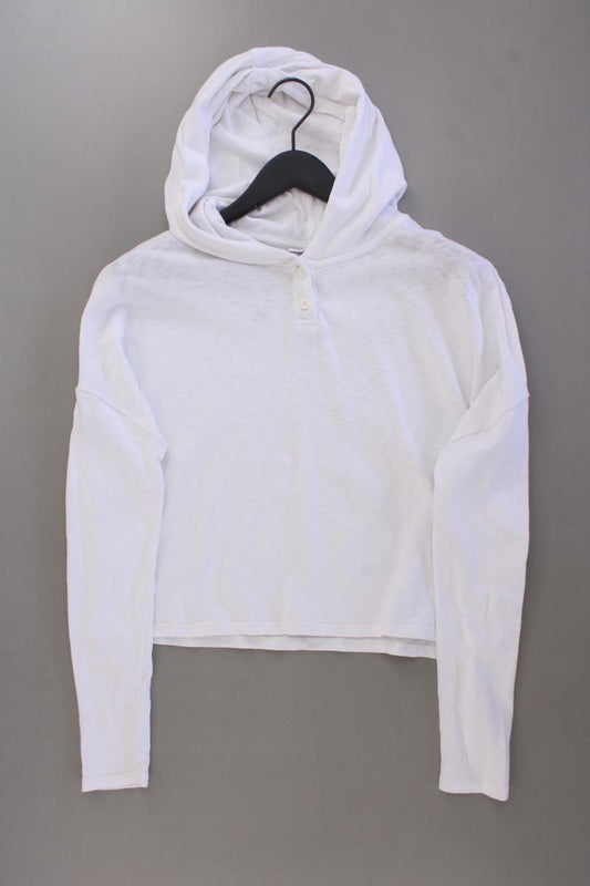 Marc O'Polo Cropped Langarmshirt Gr. M weiß aus Baumwolle