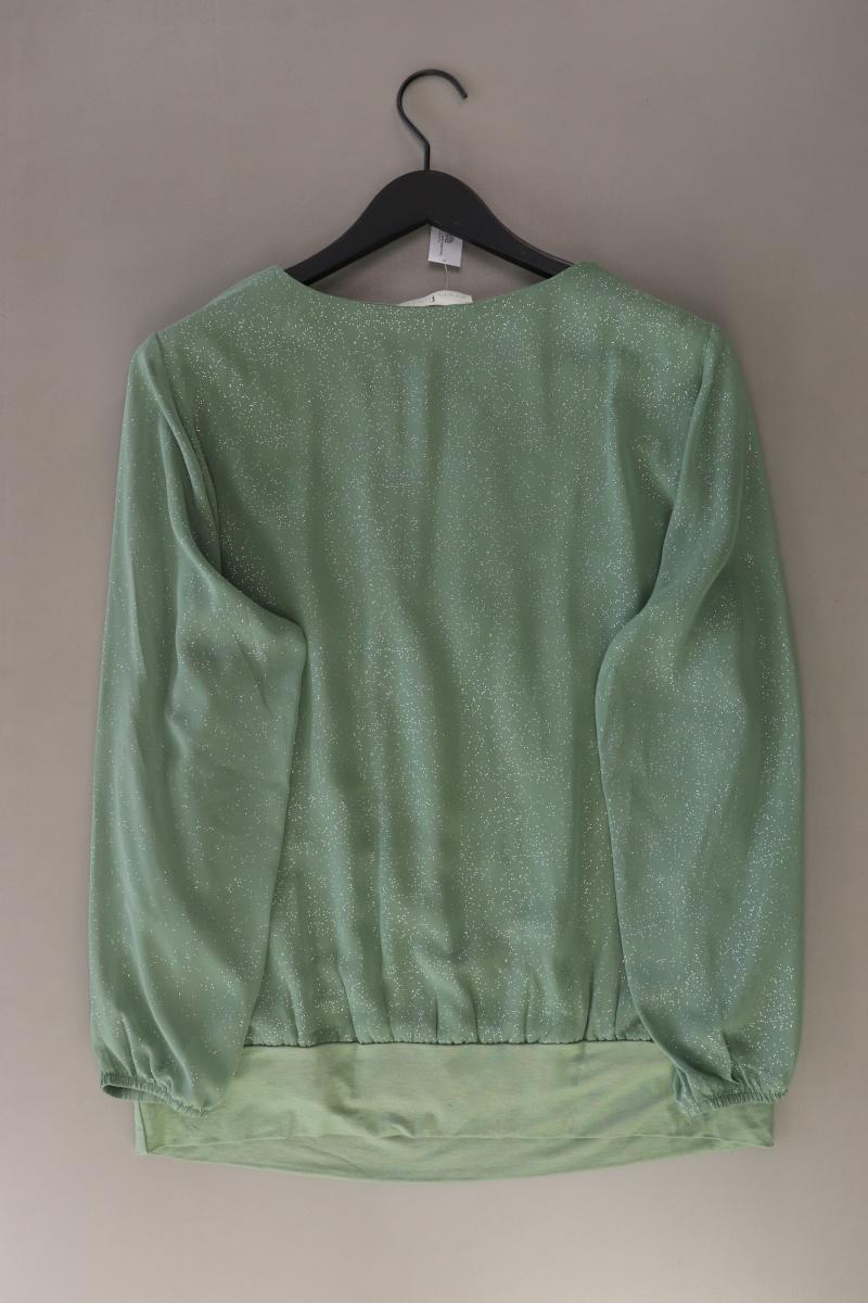 Pfeffinger Langarmbluse Gr. 44 grün aus Polyester