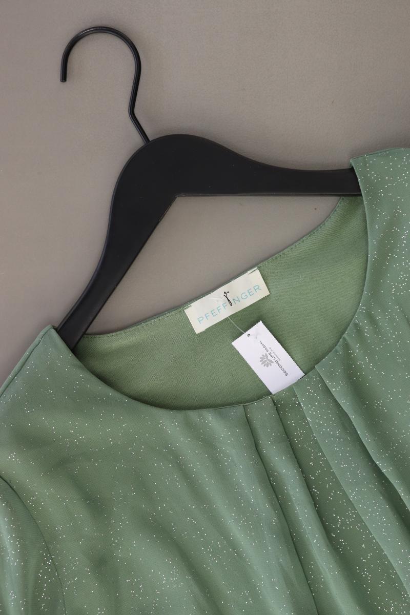 Pfeffinger Langarmbluse Gr. 44 grün aus Polyester