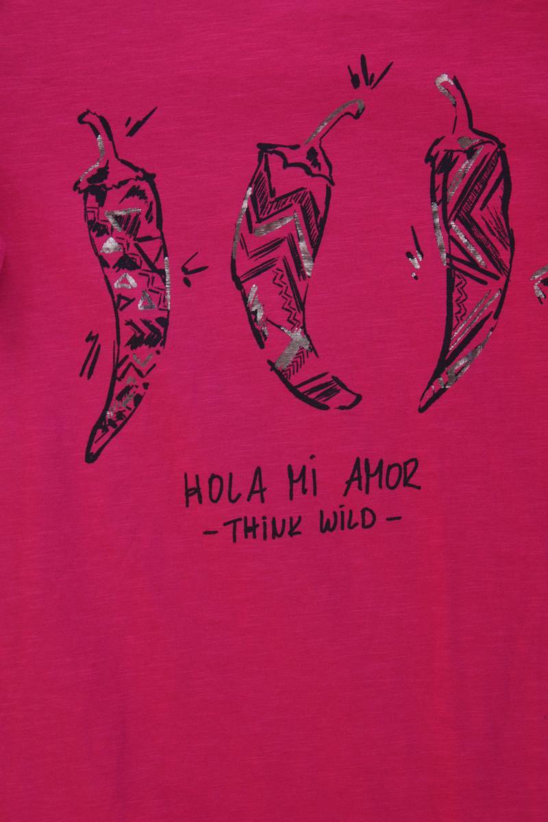 Cecil Printshirt Gr. 38 Kurzarm pink
