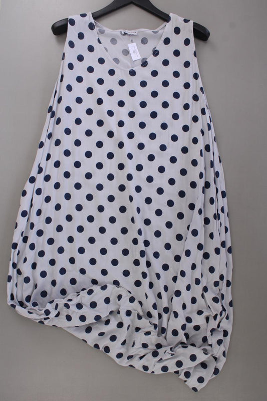 New Collection Maxikleid Gr. OneSize gepunktet Ärmellos grau aus Viskose