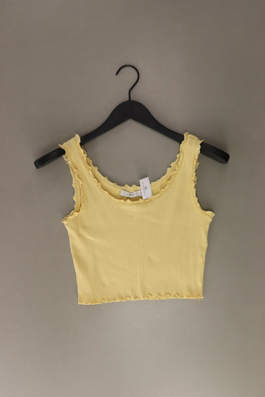 PIGALLE Crop Top Gr. S gelb aus Baumwolle