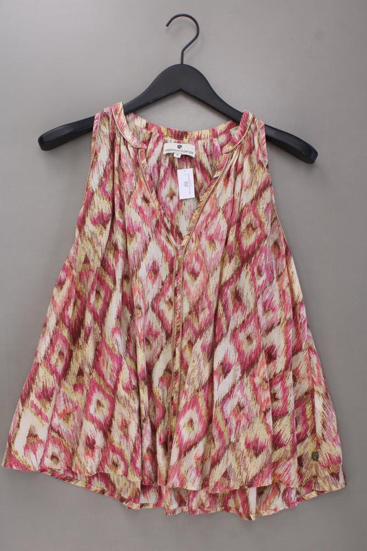 Freeman T. Porter Ärmellose Bluse Gr. S mit Batikmuster mehrfarbig aus Viskose