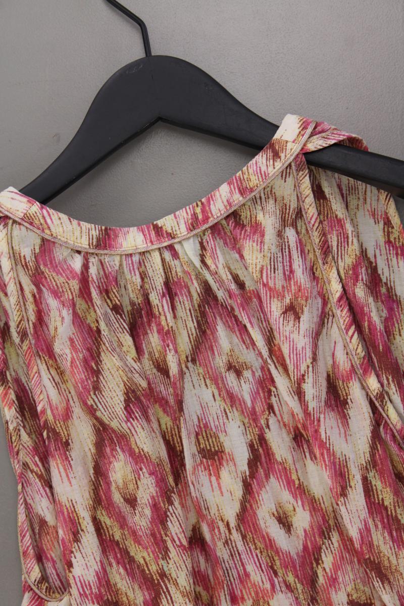 Freeman T. Porter Ärmellose Bluse Gr. S mit Batikmuster mehrfarbig aus Viskose