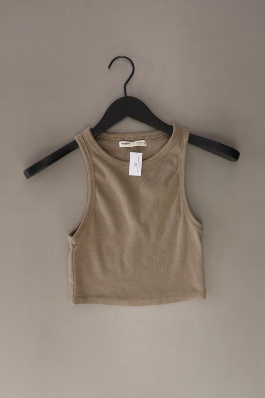 Pull&Bear Crop Top Gr. S olivgrün