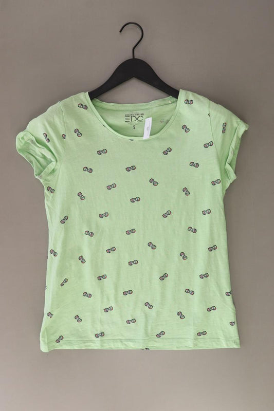 edc by Esprit T-Shirt Gr. S Kurzarm grün aus Baumwolle