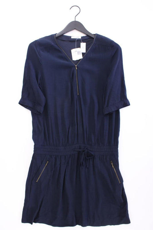 Promod Kleid Gr. 38 neu mit Etikett Kurzarm blau aus Viskose