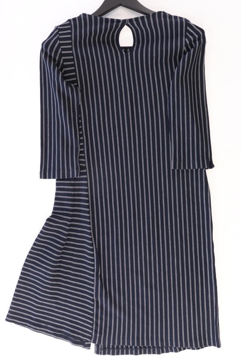 Marc O'Polo Midikleid Gr. 40 gestreift 3/4 Ärmel blau aus Viskose