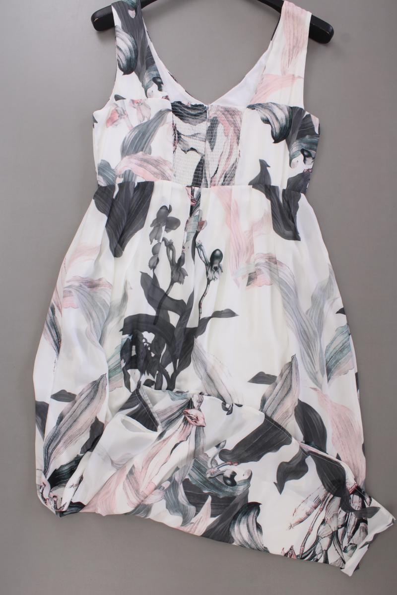 Ketu Sommerkleid Gr. L mit Blumenmuster Träger mehrfarbig aus Viskose