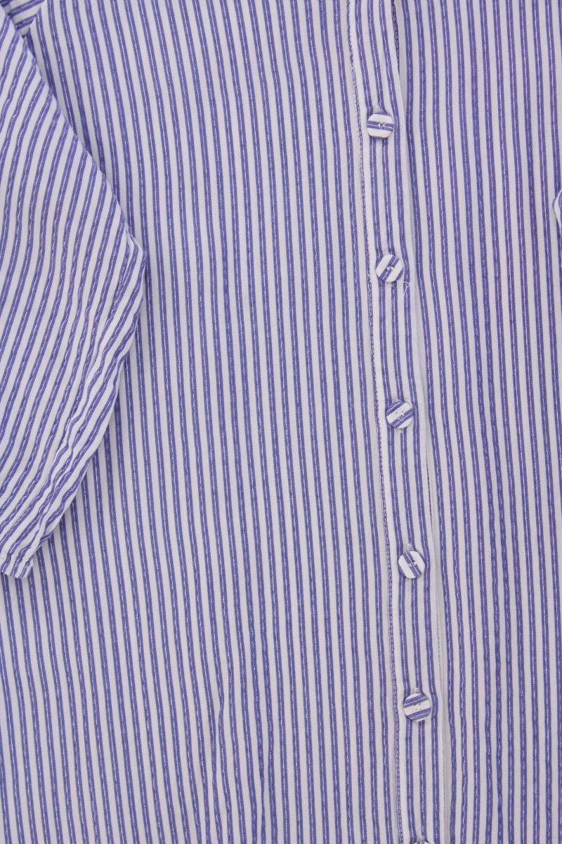 elbflorenz Longbluse Gr. OneSize gestreift 3/4 Ärmel mit Glitzer blau