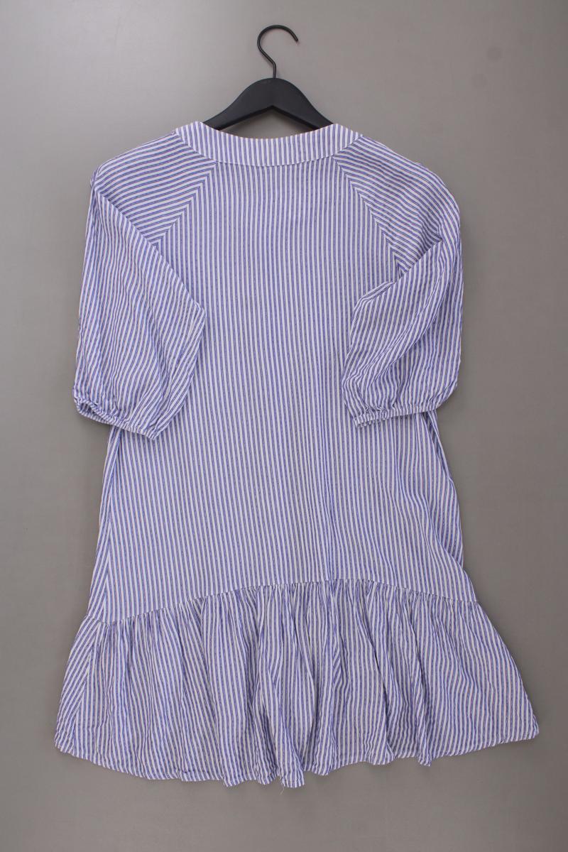 elbflorenz Longbluse Gr. OneSize gestreift 3/4 Ärmel mit Glitzer blau