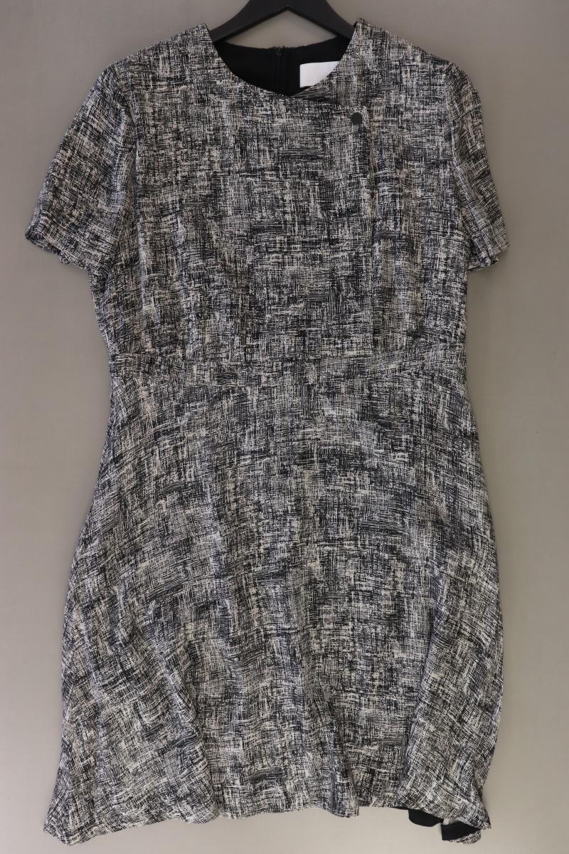 BOSS by Hugo Boss Kurzarmkleid Gr. 44 neuwertig grau aus Viskose