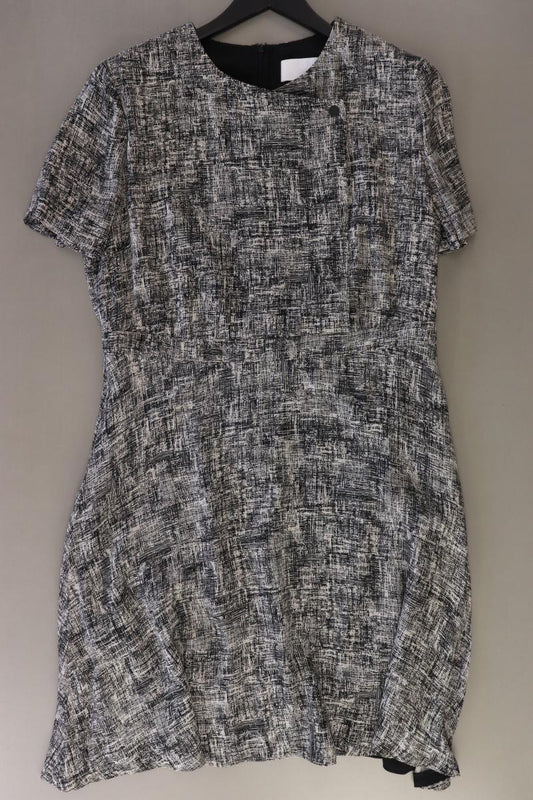 BOSS by Hugo Boss Kurzarmkleid Gr. 44 neuwertig grau aus Viskose