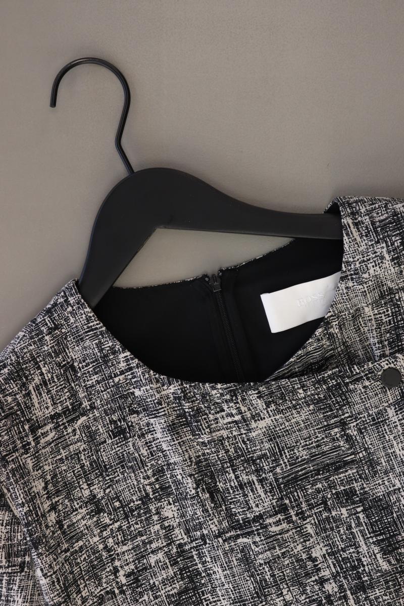 BOSS by Hugo Boss Kurzarmkleid Gr. 44 neuwertig grau aus Viskose