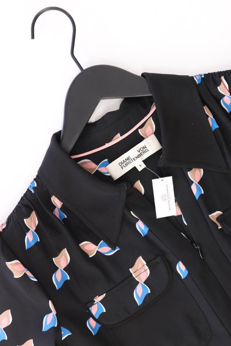 Diane von Furstenberg Midikleid Gr. S neuwertig 3/4 Ärmel schwarz