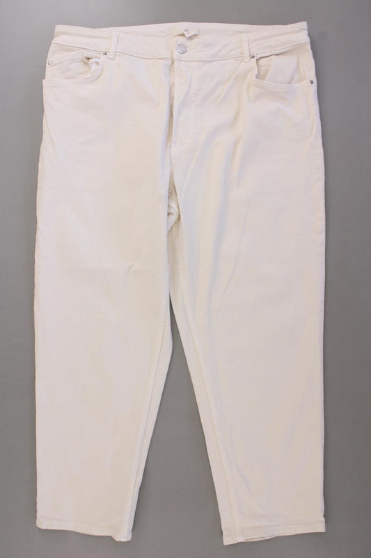H&M Jeans Gr. 50 neuwertig creme aus Baumwolle