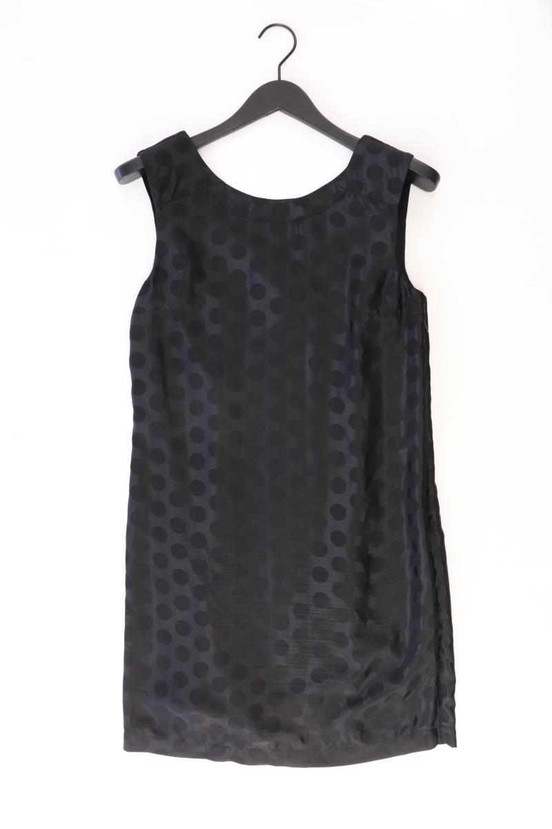 byblos Seidenkleid Gr. 36 gepunktet Ärmellos schwarz aus Polyamid