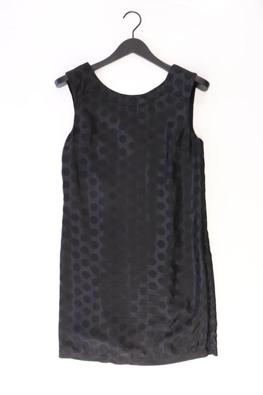 byblos Seidenkleid Gr. 36 gepunktet Ärmellos schwarz aus Polyamid
