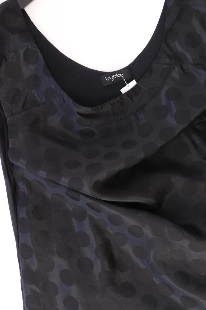 byblos Seidenkleid Gr. 36 gepunktet Ärmellos schwarz aus Polyamid
