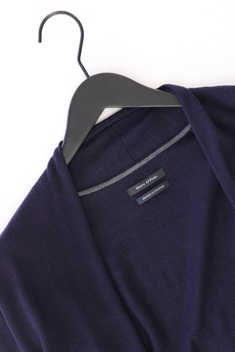 Marc O'Polo Strickjacke Gr. M Langarm blau aus Wolle