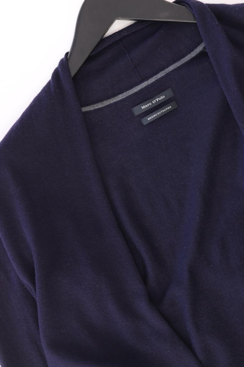 Marc O'Polo Strickjacke Gr. M Langarm blau aus Wolle