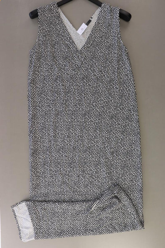 Esprit Trägerkleid Gr. 36 gepunktet Ärmellos schwarz aus Viskose