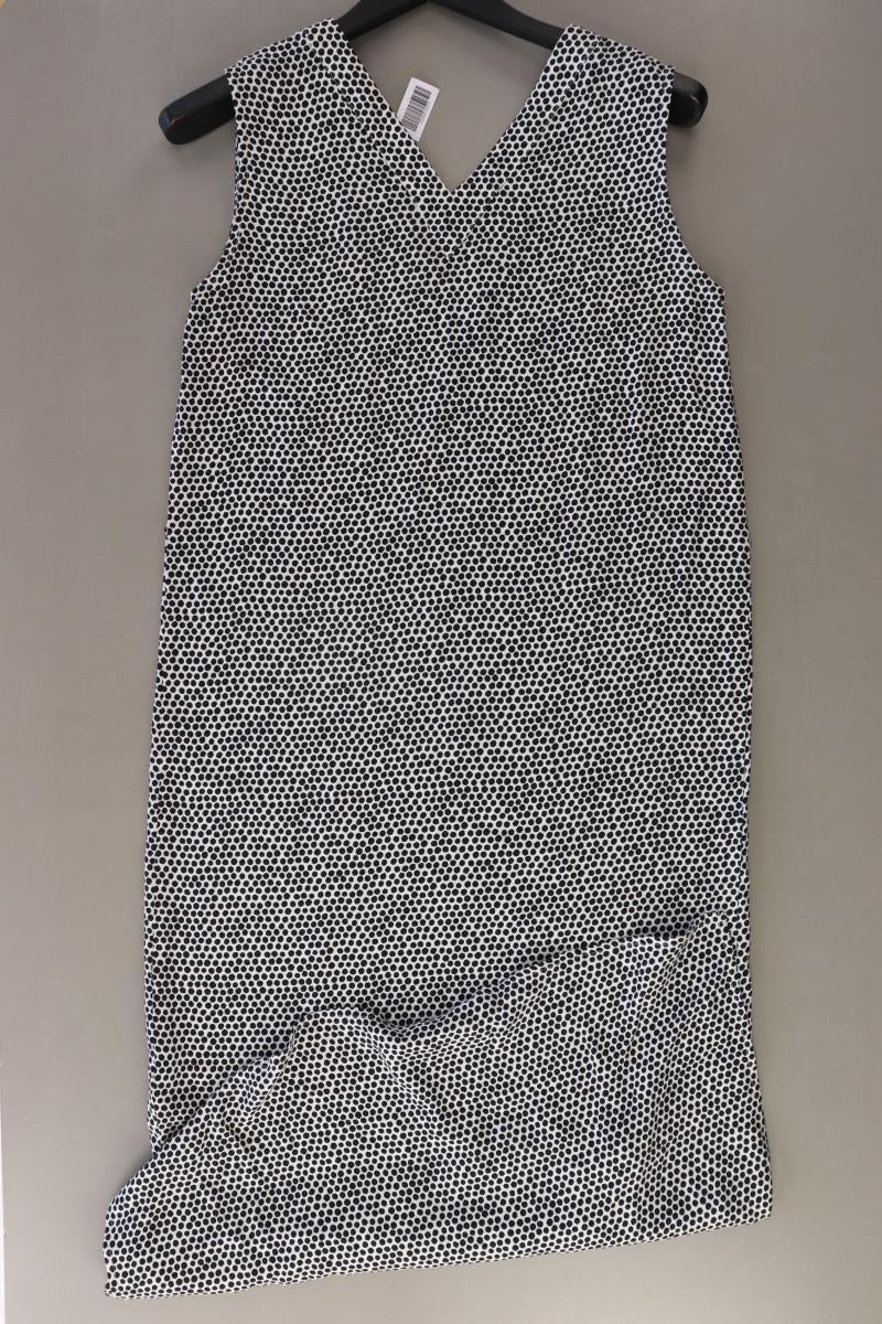 Esprit Trägerkleid Gr. 36 gepunktet Ärmellos schwarz aus Viskose