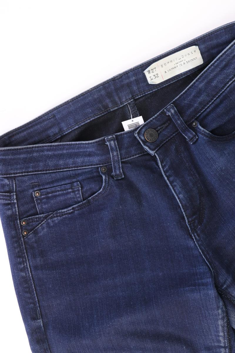 Esprit Skinny Jeans Gr. W27/L32 blau aus Baumwolle