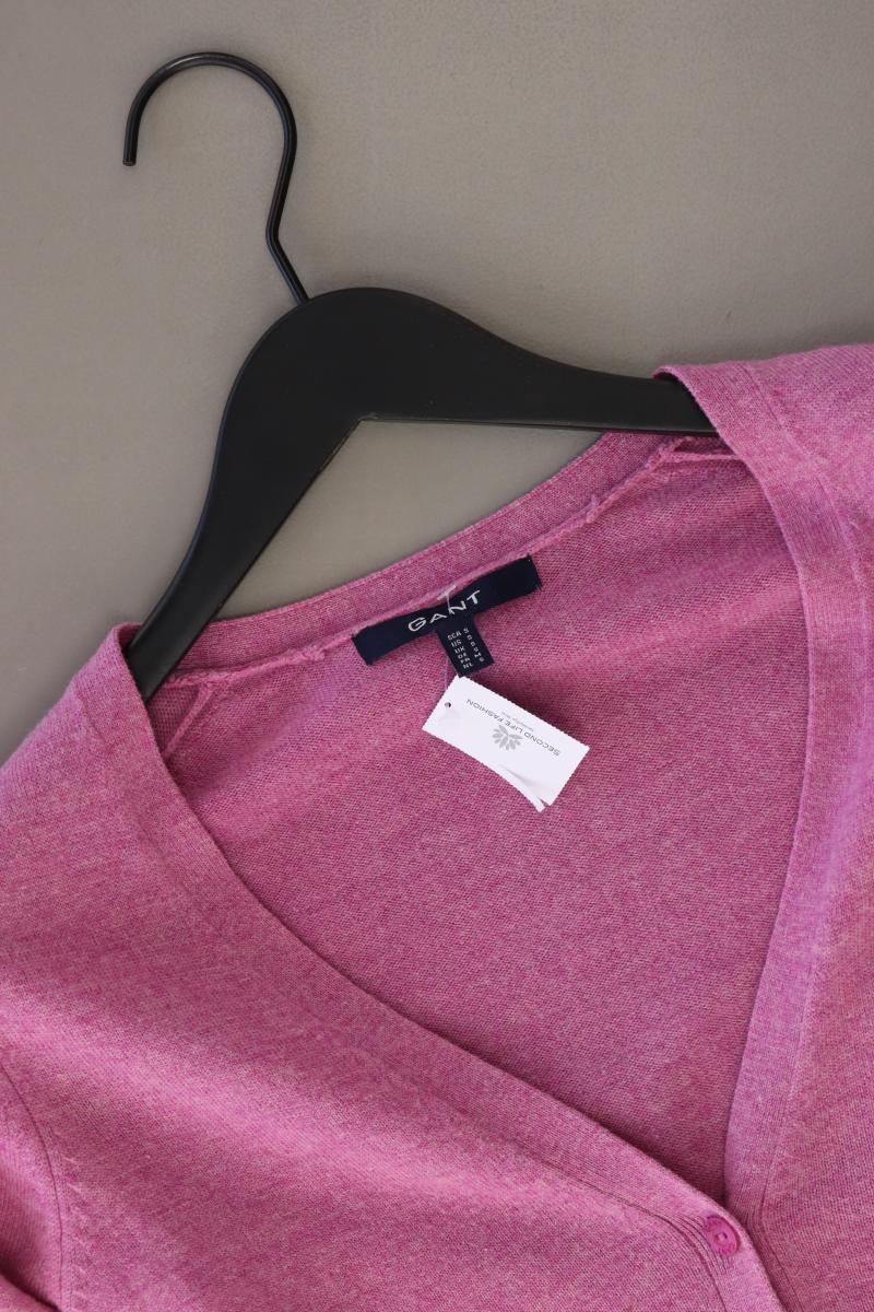 Gant Strickjacke Gr. S Langarm rosa aus Wolle
