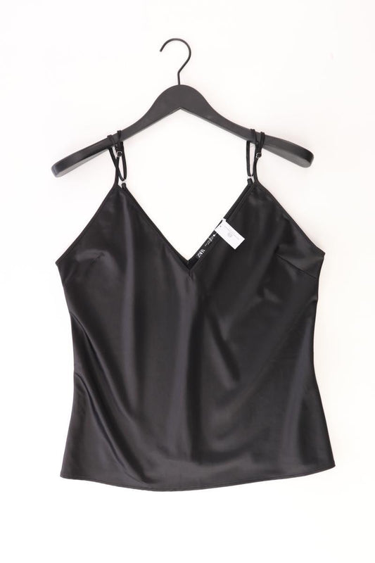 Zara Spaghetti-Top Gr. L schwarz aus Polyester