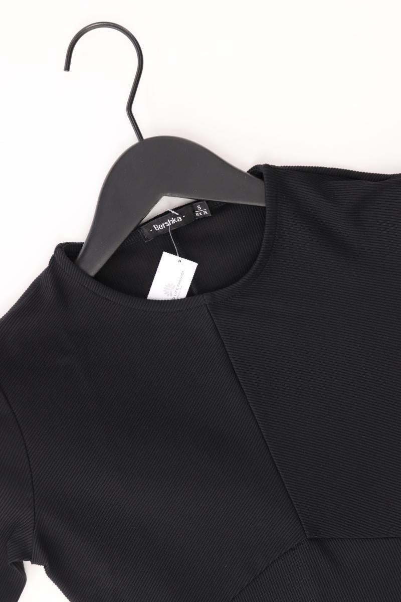 Bershka Abendkleid Gr. S 3/4 Ärmel schwarz aus Polyester