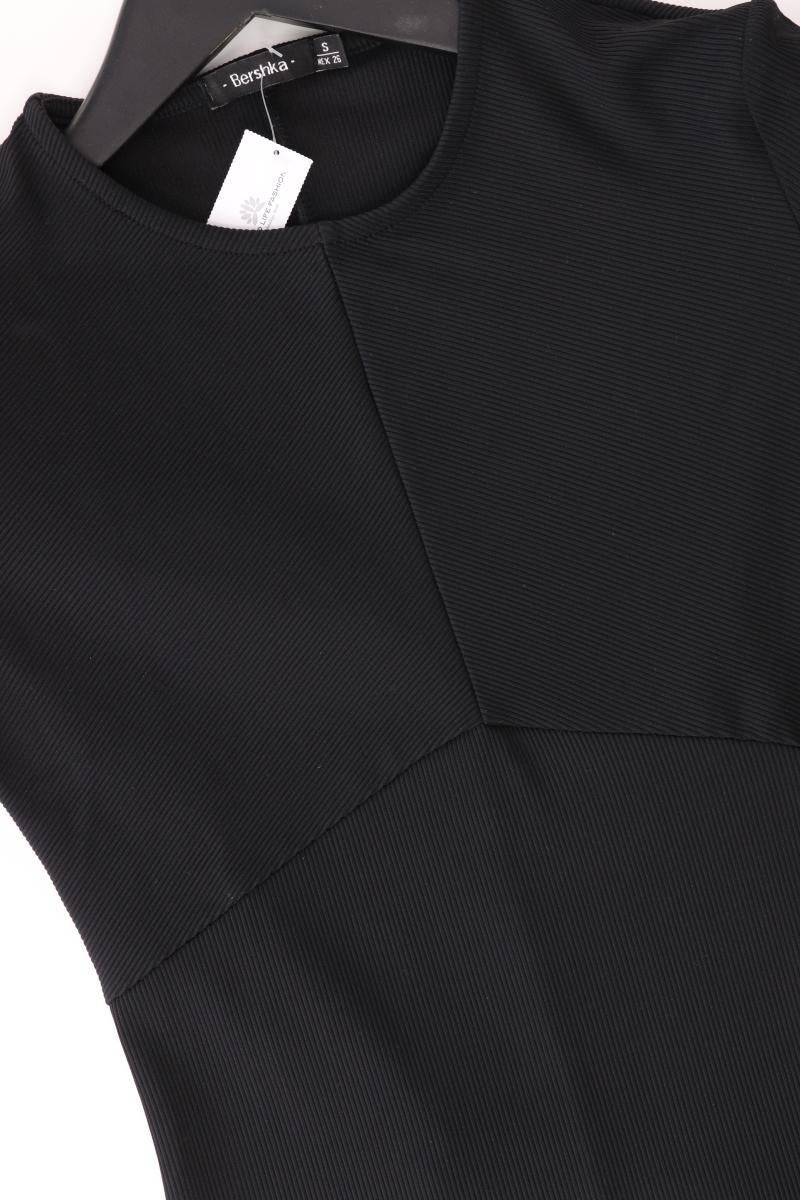 Bershka Abendkleid Gr. S 3/4 Ärmel schwarz aus Polyester