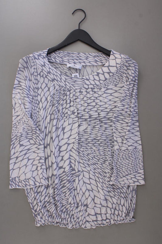 rick cardona Classic Bluse Gr. 36 3/4 Ärmel grau aus Polyester