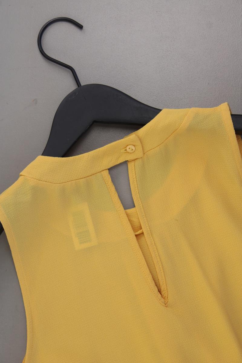 About You Ärmellose Bluse Gr. 38 gelb aus Polyester