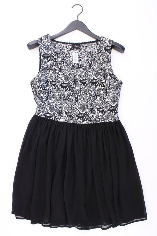 Vila Abendkleid Gr. M Ärmellos schwarz aus Baumwolle