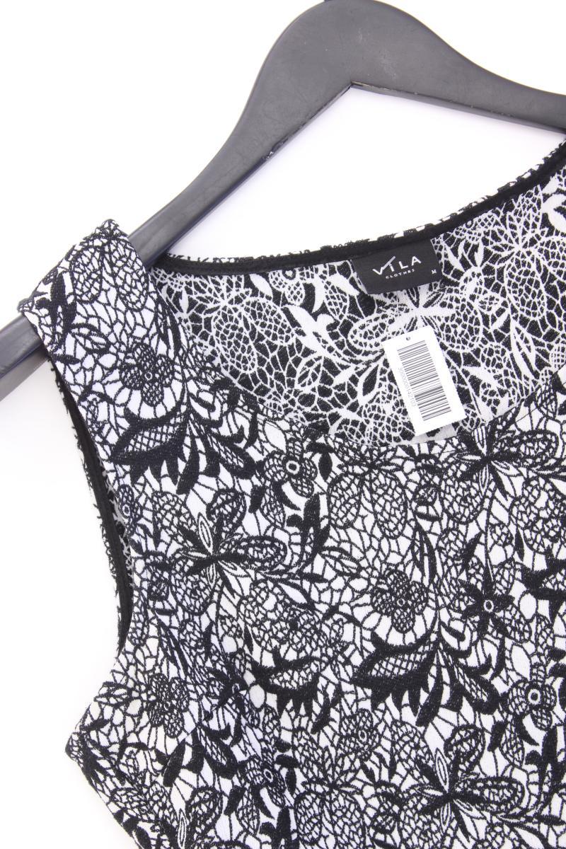 Vila Abendkleid Gr. M Ärmellos schwarz aus Baumwolle