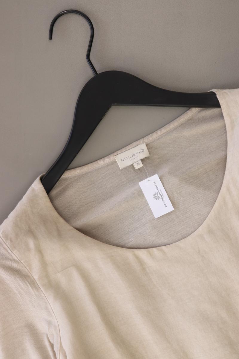 Milano Italy Langarmbluse Gr. 36 creme