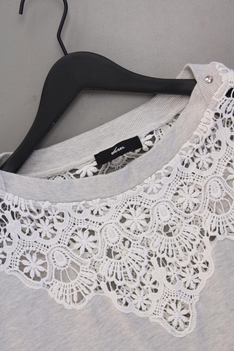 Diesel Jerseykleid Gr. M Kurzarm grau